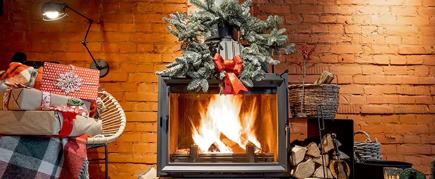 Travis Industries Linear Gas Fireplace Installation in Ontario, California